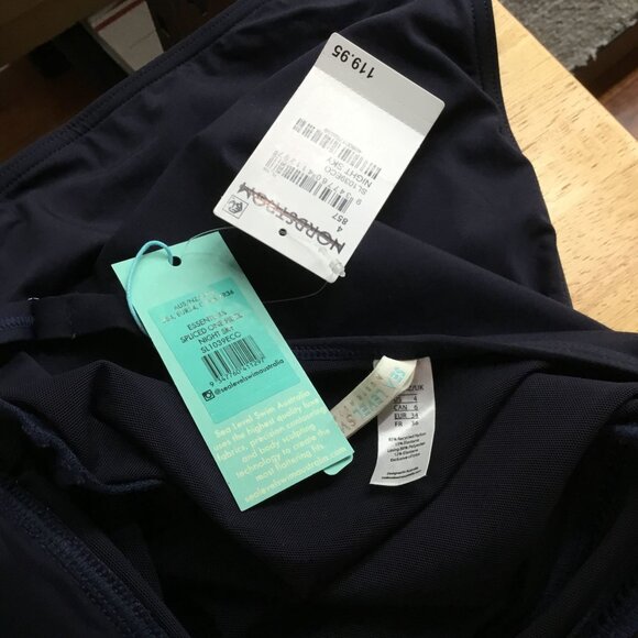 Sea Level Swim Spliced Plunge One Piece Night Sky 4 - Picture 4 of 5